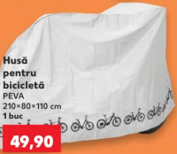 CRIVIT Husă pentru bicicletă PEVA 210x80x110 cm 1 buc