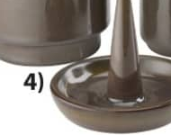 JYSK LEKERYD Suport pentru inel ceramică Ø9x8 cm