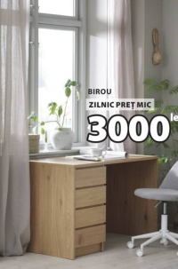 Limfjorden Birou 60x120x76 cm