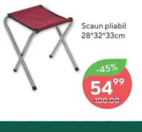 Scaun pliabil 28*32*33cm