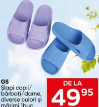 GS Șlapi copii/bărbați/dame diverse culori și mărimi 1buc