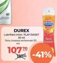 DUREX Lubrifiant intim PLAY SWEET 50 ml